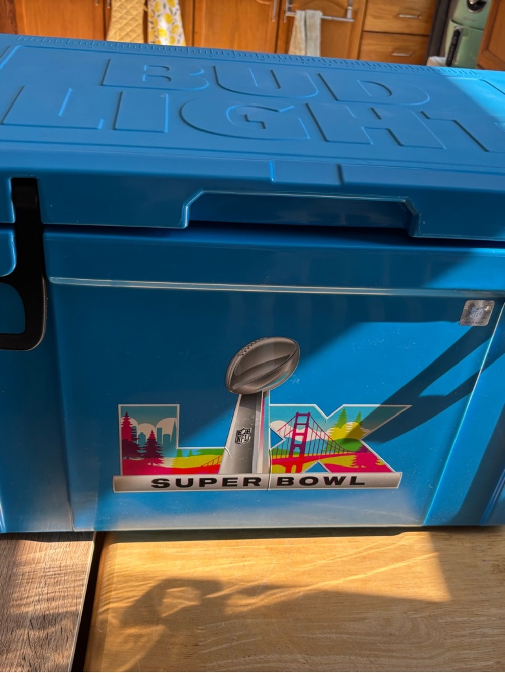 ** local pick up ! Super Bowl Budlight Cooler brand new